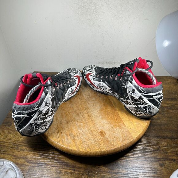Nike LeBron XI 11 Graffiti Multicolored Red 616175-100 Rare Shoe Men's Size 9.5 - Picture 5 of 8